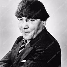 Moe Howard, the comedian and member of the Three Stooges.