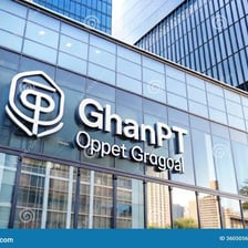 The OpenAI logo displayed on a building or sign