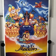 Promotional artwork for Disney’s 1992 animated film Aladdin.