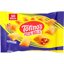 A tray of Totino's Pizza Rolls, a frozen stuffed snack