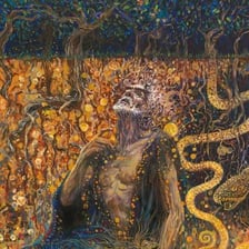 Artwork depicting Hades and the Greek underworld