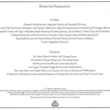 Individual restaurant dishes presented as à la carte menu options