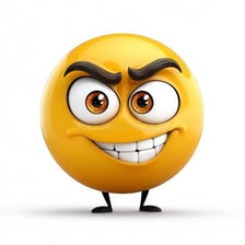 A person making a sarcastic expression