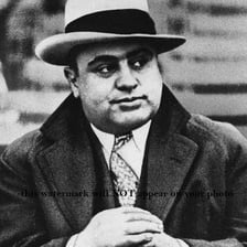 A historical portrait of Al Capone