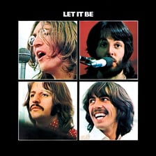 The Beatles’ “Let It Be” single artwork