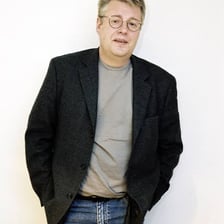 Portrait of author Stieg Larsson.