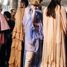 A runway presentation from the Paris fashion house Chloé.
