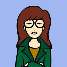 Daria Morgendorffer, the title character of MTV’s animated series.