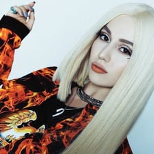 A portrait of singer Ava Max.