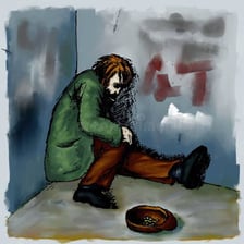 A person walking away while another person is left behind.