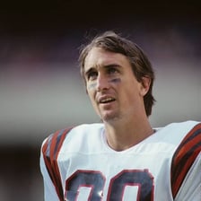 Cris Collinsworth speaking during an NFL broadcast.