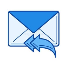 An email interface showing a message sent to many recipients.