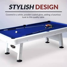 A game table with a green felt playing surface.