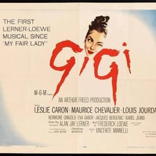 Poster for the 1958 film Gigi