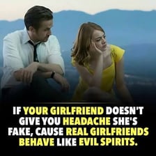 Two people in a playful argument, with one emphatically insisting they can do something