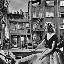 A still from Alfred Hitchcock’s film Rear Window.