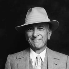 A portrait of writer and journalist Gay Talese.