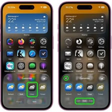 A smartphone home screen displaying a grid of application icons.