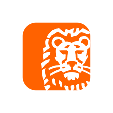 The orange ING bank logo