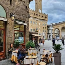 A street scene in Florence, Italy