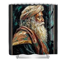 A portrait of an elderly person with a thoughtful expression
