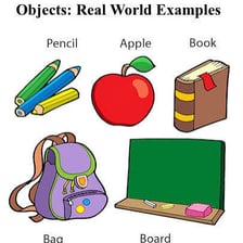 A tangible object shown in a real-world setting.