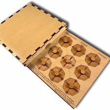 A player moving a piece during a board game turn
