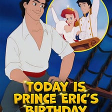 Prince Eric, the character from Disney’s “The Little Mermaid.”