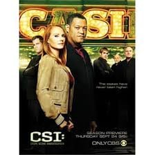 Promotional imagery for the television series CSI: Crime Scene Investigation.