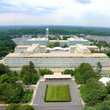 The headquarters complex of the Central Intelligence Agency in Langley, Virginia