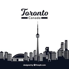 A map of Ontario with Toronto visible