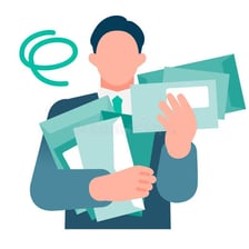 A person immediately working on an urgent task