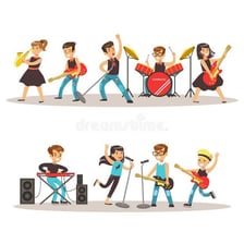 A beginner musician practicing to develop natural talent