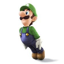 Luigi, the green-clad Nintendo character