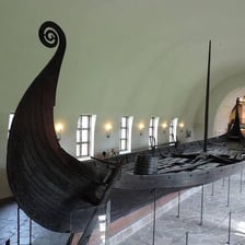 Viking ship associated with Norse history