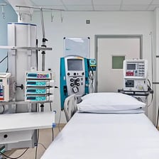 Medical monitoring equipment in an intensive care unit