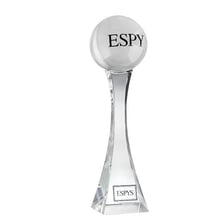 A trophy associated with the annual ESPY Awards.