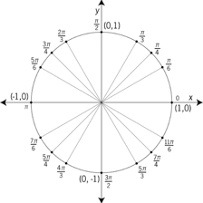 A geometry diagram showing an angle labeled with the Greek letter theta.