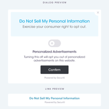 A website cookie-consent interface offering an opt-out choice.