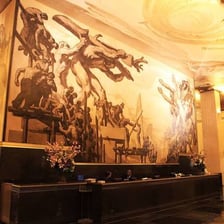 A mural by Spanish artist José María Sert