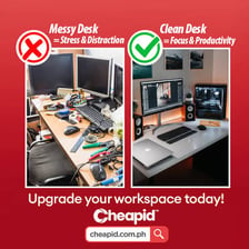 An organized workspace illustrating order