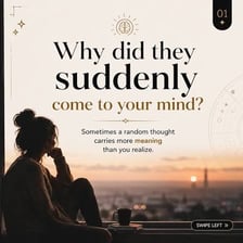 A person in conversation gesturing as a related thought comes to mind.