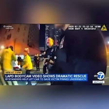 A person confronting a dangerous, urgent situation.