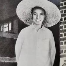 A portrait of Chinese leader Hua Guofeng