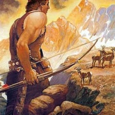 An artistic depiction of Esau from the Hebrew Bible