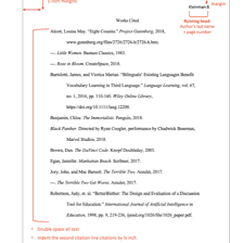 A research paper showing a cited source in its bibliography