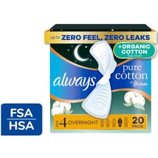 A package of Always menstrual pads.