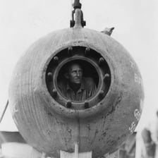 A deep-sea submersible exploring the ocean depths.