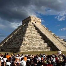 The Maya pyramid at Chichén Itzá