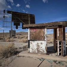 An abandoned project illustrating a hopeless situation.